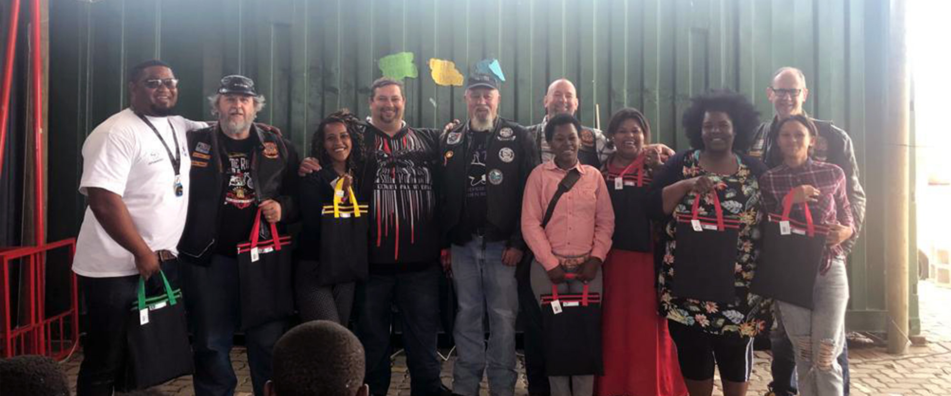 Bikers visit Life Community