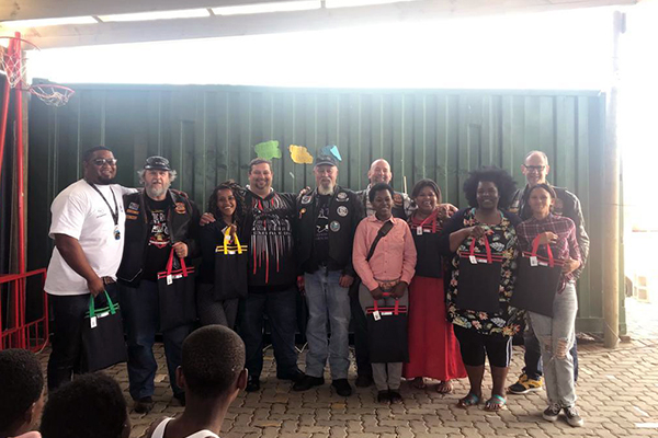 Bikers visit Life Community 